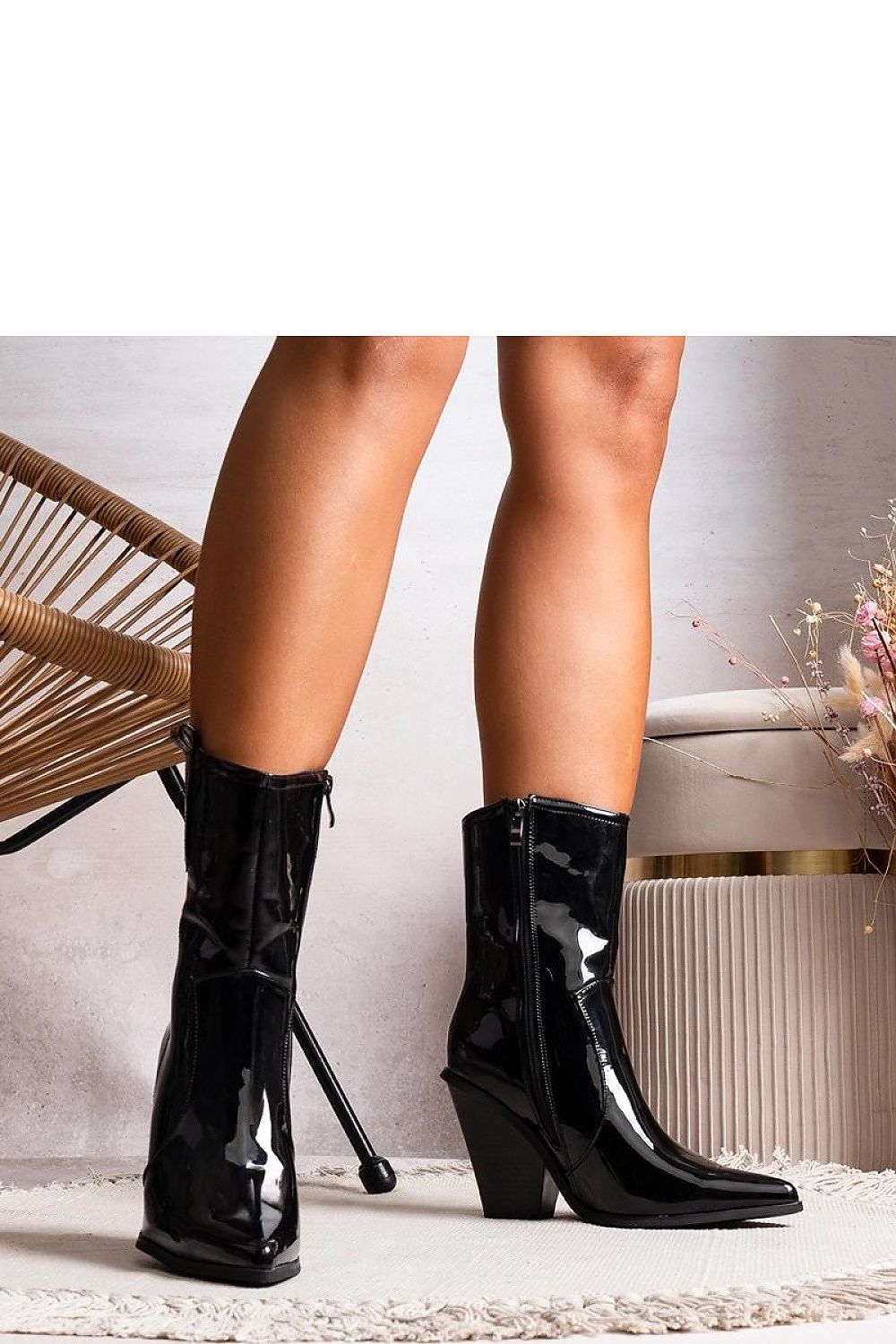 Heel boots model 205891